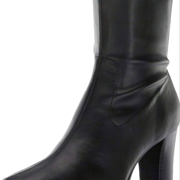 Aerosoles Women's Cinnamon Mid Calf Boot Black, Size 11 Wide - Picture 2 of 3